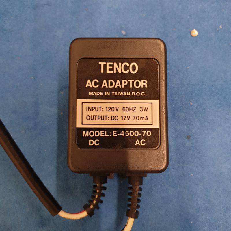 電光牌 TENCO DC 17V 70mA 小便斗 自動沖水變壓器