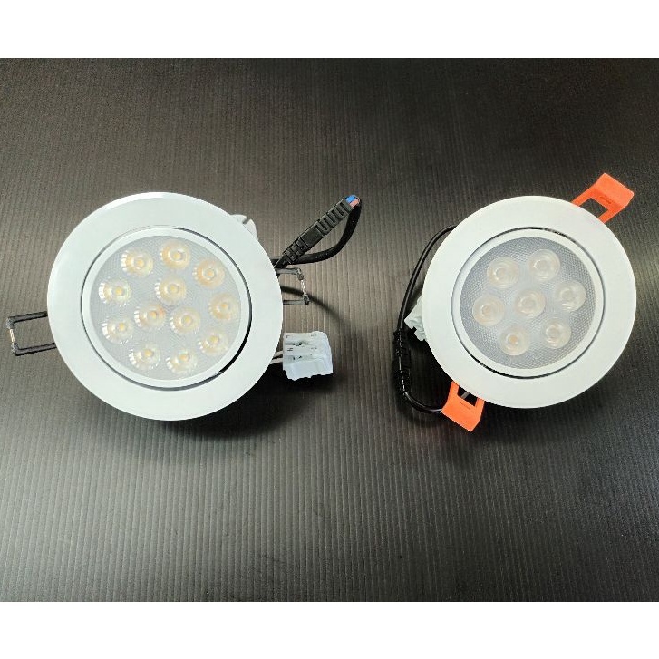 LED 9.5 投射型 崁燈 12珠12W 7OSRAM光源  IEC無藍光危害 CNS認證 可調角度
