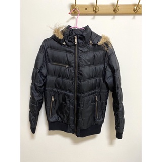 EDWIN黑色羽絨外套/防風防潑水外套/輕薄羽絨/冬季保暖抗寒外套/機能外套