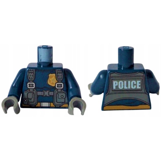 LEGO 樂高 深藍色 人偶 身體 警察 60246 973pb3567c01