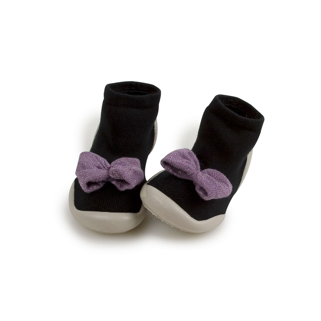 【現貨】 Collegien 法國 鞋襪 甜紫蝴蝶結 學步鞋 室內鞋 嬰兒 兒童 親子 現貨秒出 正品保證 空運