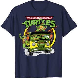 美國經典動畫忍者神龜Teenage Mutant Ninja Turtles男士百分百純棉圓領短袖T恤大學T