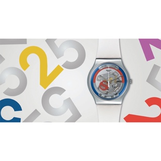 Swatch 瑞士錶 25th週年紀念 收藏 紀念錶限定款 40mm Quartz