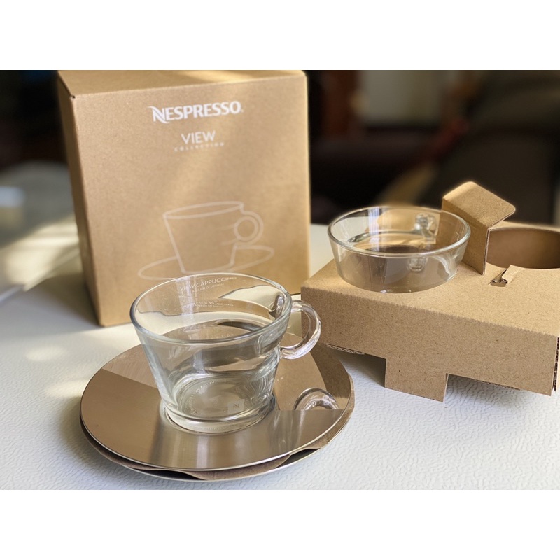 Nespresso VIEW卡布奇諾咖啡杯盤組、咖啡杯