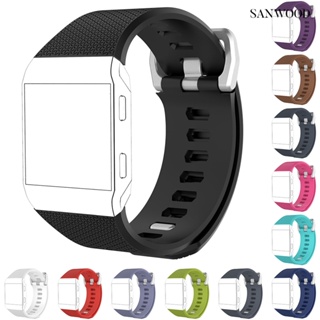 【數位配件】fitbit ionic手錶透氣替換腕帶 ionic運動矽膠時尚錶帶（人字紋）