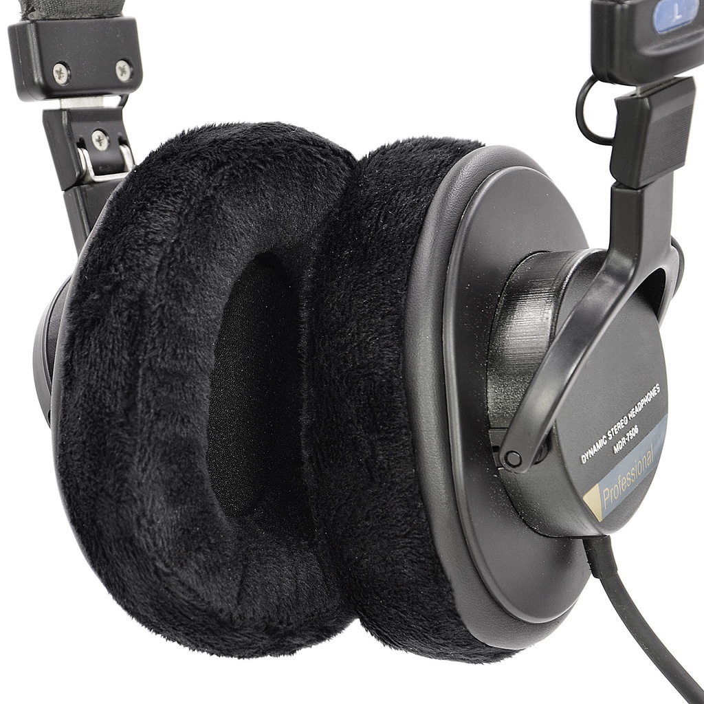 替換耳機罩適用 索尼Sony Mdr V6 V7 7506 Cd900St 耳機耳罩 絨布耳機罩 替換耳機套 耳墊 海綿