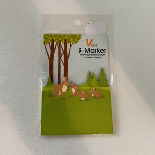 全新 i-marker 小兔子便利貼