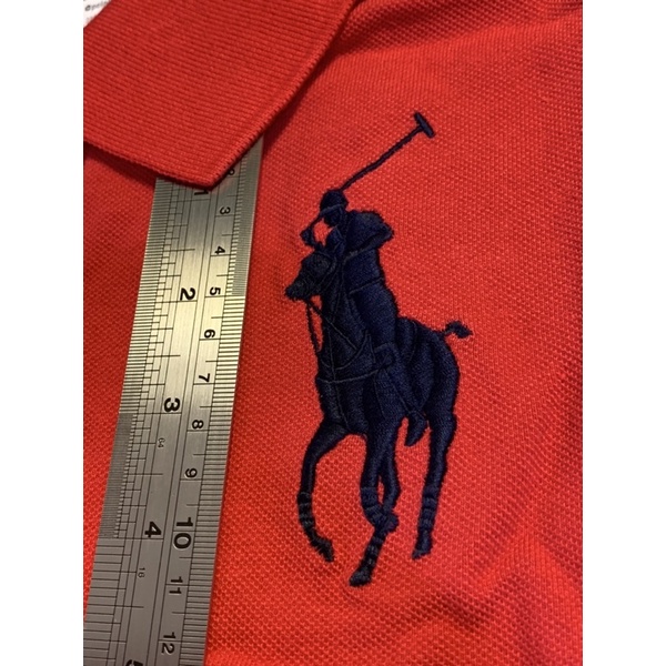 Ralph Lauren紅色短袖（深藍色大馬）POLO衫
