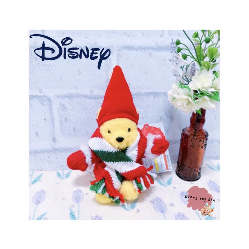 絕版 ✨ 日本 東京 迪士尼 2021 聖誕節限定 聖誕精靈小熊維尼 吊飾 玩偶