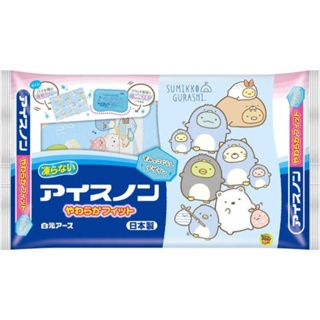 【JPGO】日本製 白元 可重複使用 冷敷墊 冰枕~角落生物
