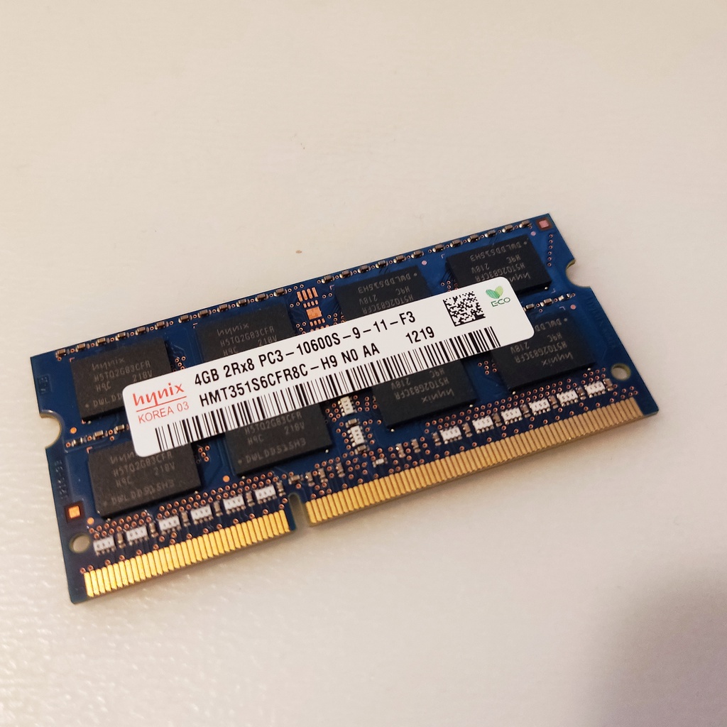 SK HYNIX海力士 4g DDR3 10600S  RAM 筆電記憶體  雙面顆粒 二手良品