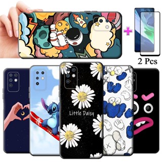 2 合 1 Infinix Note 10 X693 Note 11i 手機殼帶鋼化玻璃曲面陶瓷螢幕保護膜