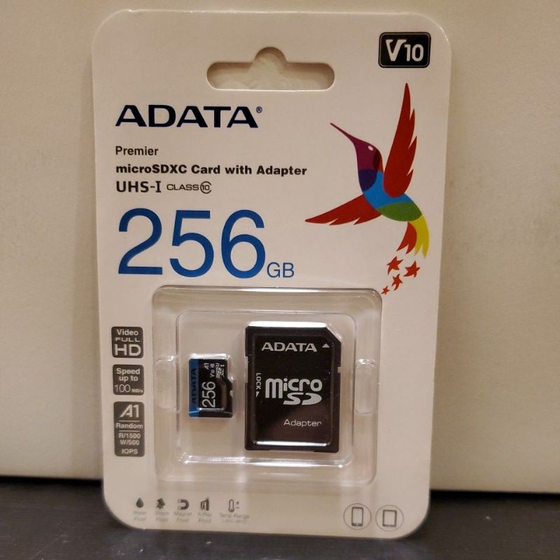 ADATA Micro SDXC UHS-I 256GB記憶卡 #威剛