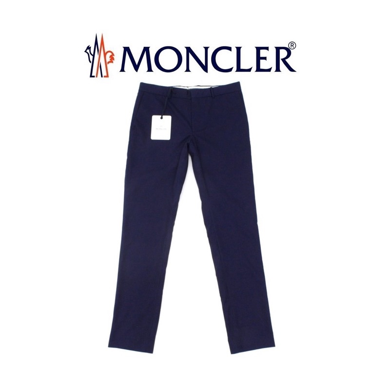 全新全配 Moncler 藍色 窄版 西裝褲 腰圍42cm
