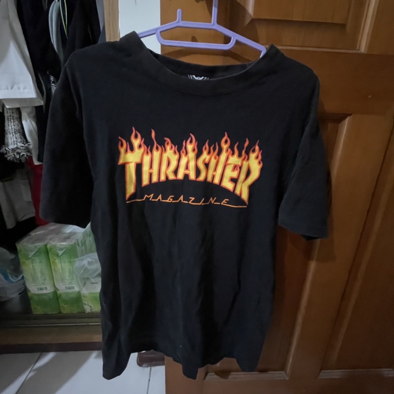 實體店面購入🛒正版Thrasher火焰🔥T🖤