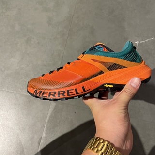 BTW 美國 Merrell 女 MTL MQM 多功能 登山鞋 野跑鞋 橘綠 撞色 黃金大底 Vibram