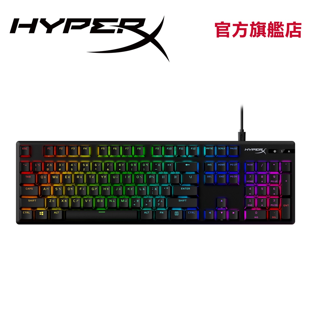 HyperX Alloy Origins PBT－繁體中文版 機械式電競鍵盤【HyperX官方旗艦店】