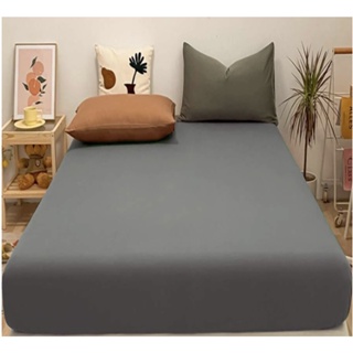 素色床墊套(深灰色）全新-迪卡儂雙人加大充氣床墊適用