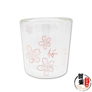 雙層耐熱玻璃花茶杯【賀亞批發】玻璃杯 咖啡杯 茶杯 透明茶杯 水杯 玻璃花茶杯 耐熱玻璃杯 雙層玻璃杯【Z999】