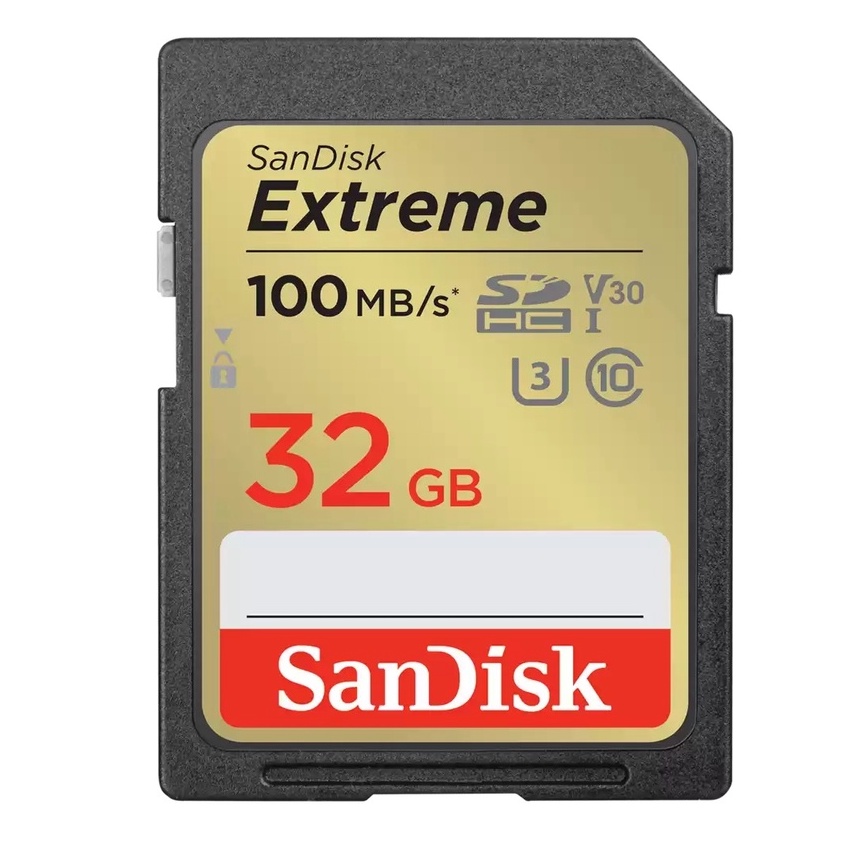 新版 V30 SanDisk Extreme SD 32GB 記憶卡 相機卡 U3 4K錄影 讀:100MB寫:60MB