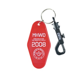Matchwood Key Tag 老式房牌鑰匙圈 紅白款 軍事字體CLOT風格可參考 官方賣場