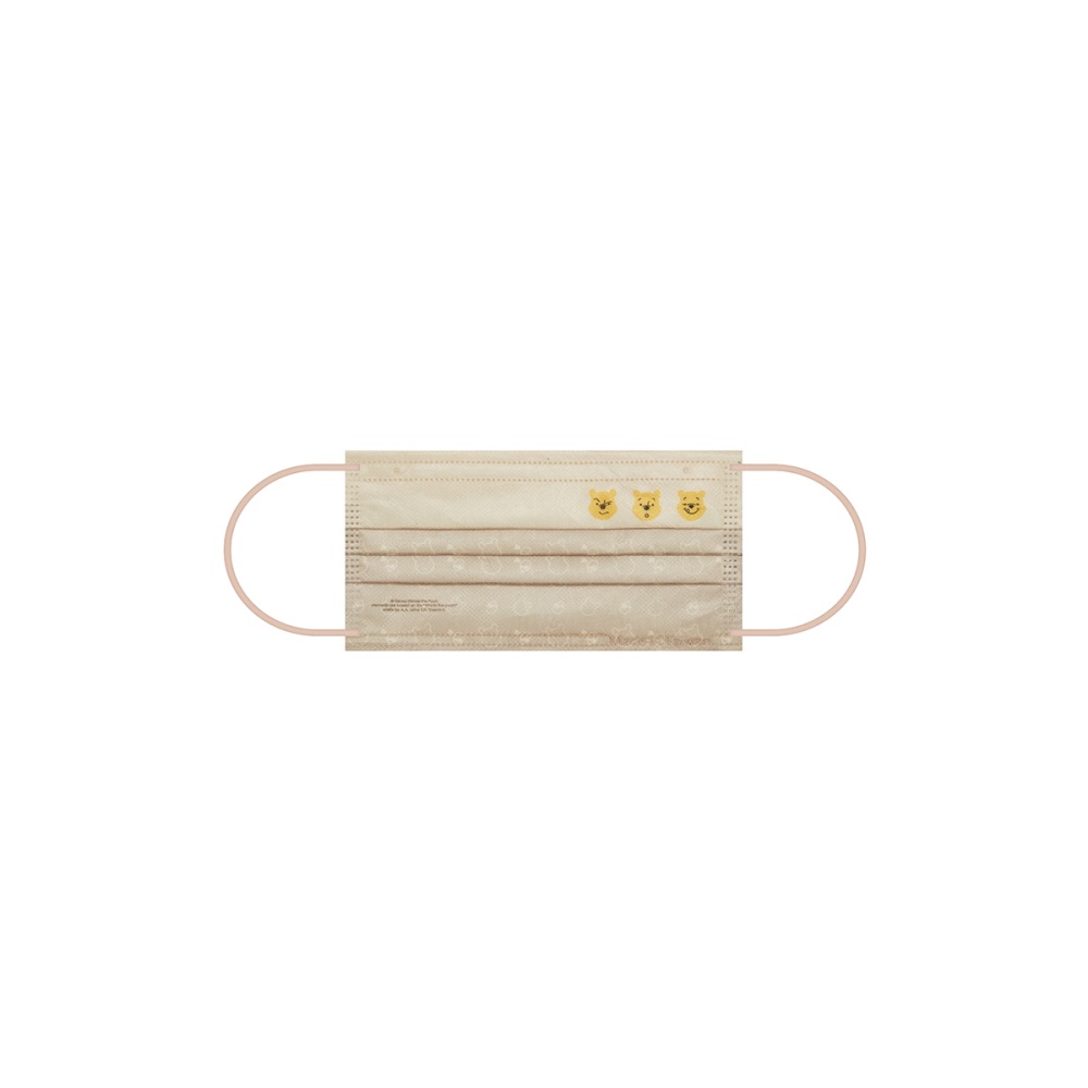 CACO-MIT 高濾親膚時尚口罩(10入) 甜蜜蜂蜜小熊維尼【E6HM072】