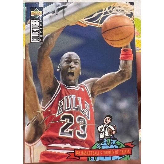 NBA 球員卡 NBA Michael Jordan 1994-95 CC 銀簽 印刷簽名