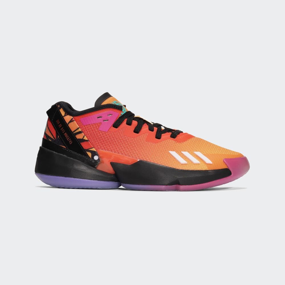 adidas 籃球鞋D O N Issue 4 男鞋 橘紅紫 漸層 亡靈節 配色 GZ2570 Sneakers542