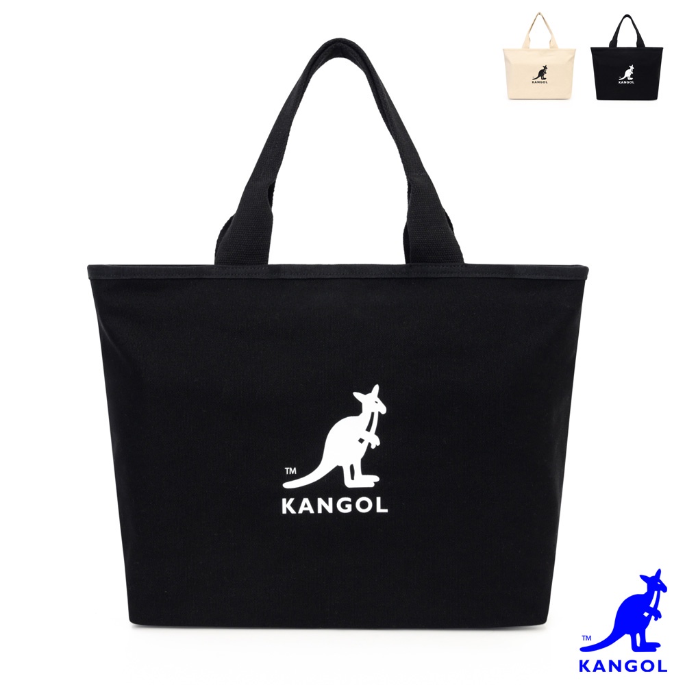 KANGOL 袋鼠🦘保證正品大容量帆布旅行袋 手提肩背 手提包 女包 肩背包 帆布包 簡約 百搭 休閒 托特包