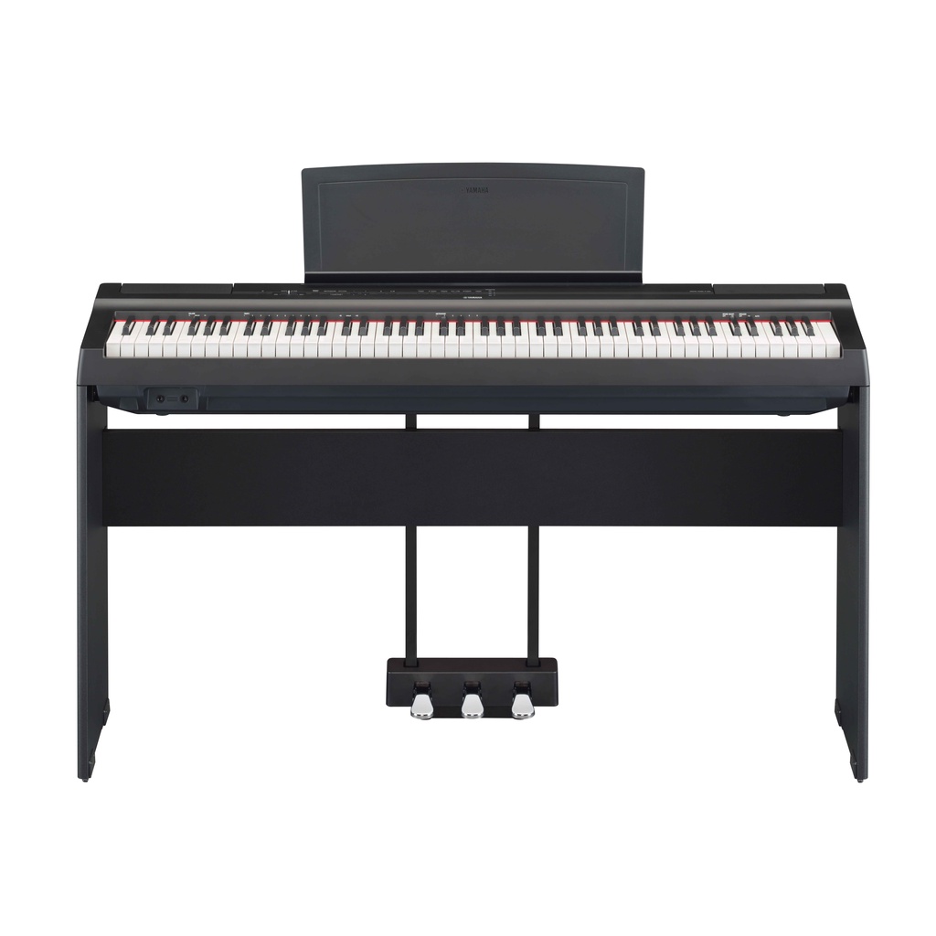 【名人樂器】Yamaha P-125a 88鍵 數位鋼琴 電鋼琴 全配 黑/白 附琴架、琴椅、譜板、三音踏板、變壓器