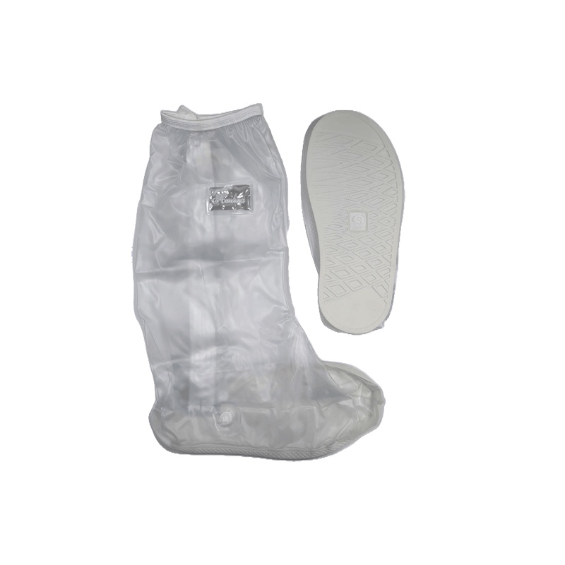 X-FREE 加厚耐用款【高筒】高筒平跟防雨鞋套 包腳套 腳部雨衣 淹水下雨必備