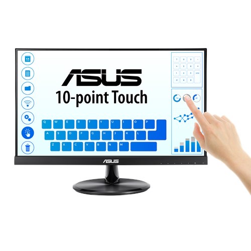 (聊聊享優惠) ASUS VT229H 21.5吋 IPS寬螢幕10點觸控 LED 黑色(台灣本島免運費)