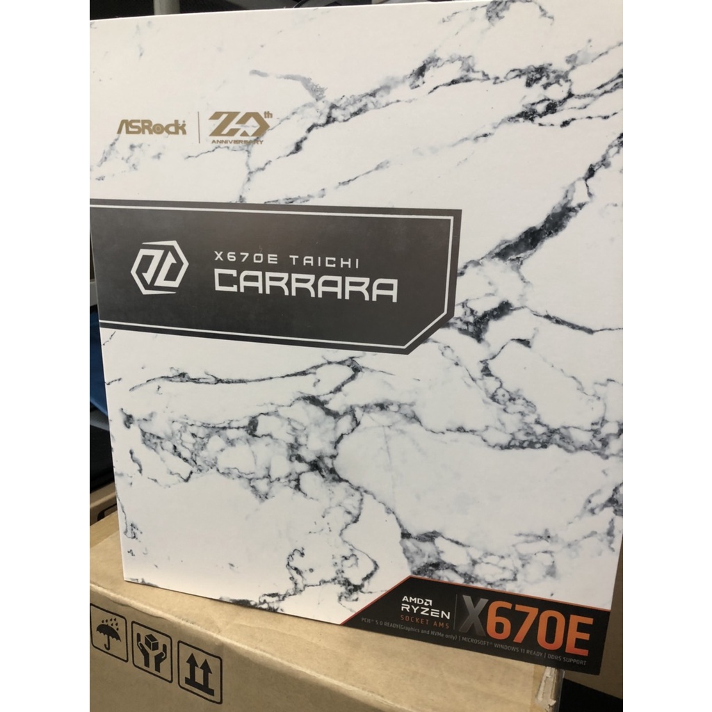 ★TOP 限量 全新 華擎 ASRock X670E TAICHI Carrara AMD EATX 小石頭 20周年