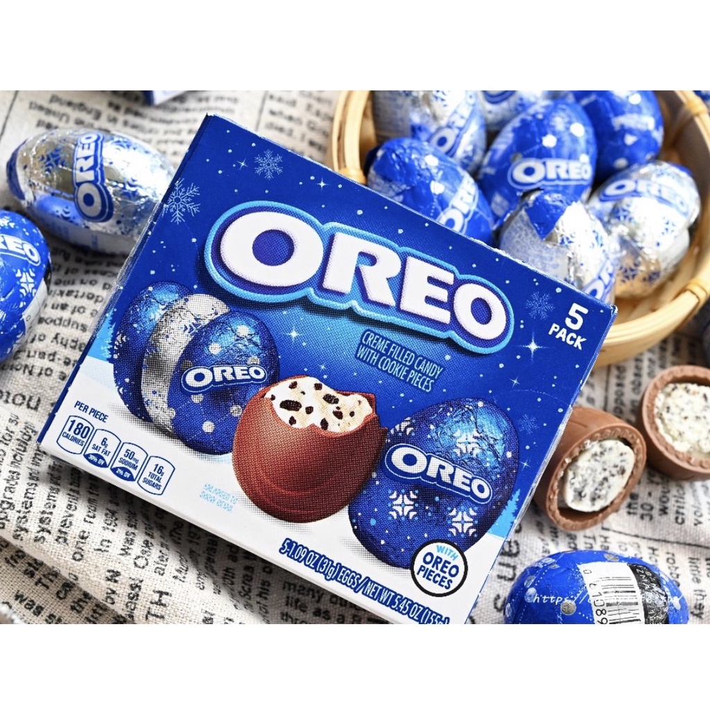 [安迪好物] Oreo 美國聖誕節限定版出奇蛋 夾心巧克力蛋 萬聖節必備！