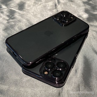 手機保護殼 專賣 精選石墨黑蘋果13手機殻高階感iphone14promax防摔矽膠12不髮黃11新款 7JJK