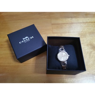 COACH | 經典C字LOGO手環式手錶 - 玫瑰金CO14503172