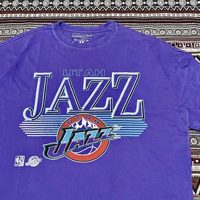 美式 Mitchell &amp; Ness Utah Jazz 猶他爵士 短袖T恤