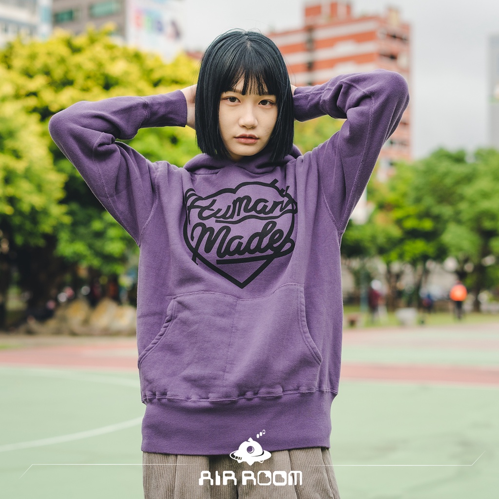 human made パーカー パープル XL