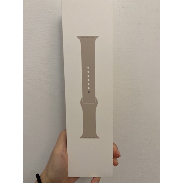 apple watch 原廠 星光色錶帶 41mm 運動型錶帶 全新未拆封