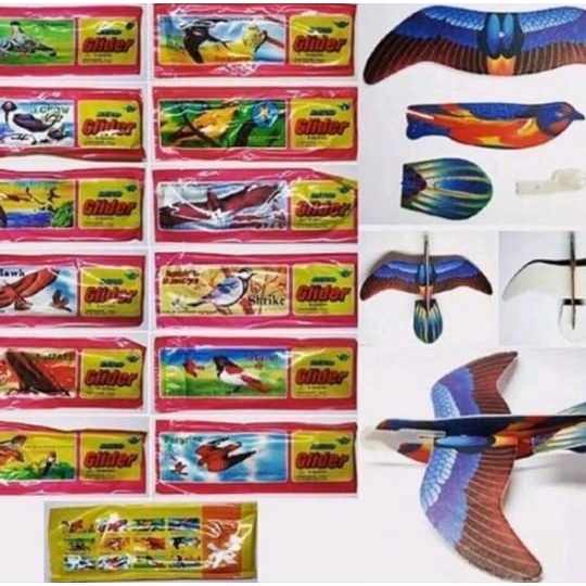 飛行滑翔機/玩具 90 年代童年遊戲(耳掛)