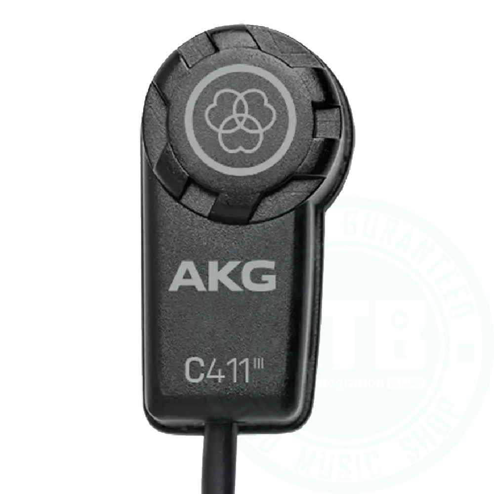 AKG / C411PP 貼片式電容音頭拾音器(XLR接頭) 台灣代理公司貨【ATB通伯樂器音響】