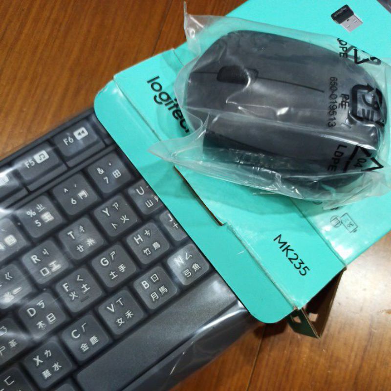 全新公司貨 羅技 Logitech MK235 無線鍵鼠組 鍵盤滑鼠組 拆盒寄出