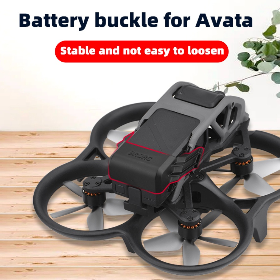 Avata 電池扣座防摔保護器飛行保護罩固定板防滑蓋, 用於 DJI Avata 配件