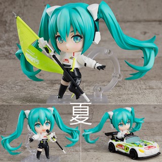 《夏本舖》日版 GSC 黏土人 1839 初音未來GT計畫 RACING MIKU 2022 美少女 賽車 雙馬尾 Q版
