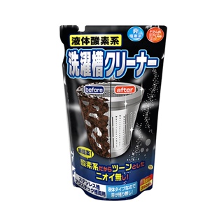 【JPGO】日本製 火箭石鹼 液體酸素系洗衣槽清潔劑 390ml