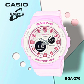 全新卡西歐 GSHOCK BABY-G 270 錶帶橡膠橡膠時尚女士青少年青少年防水學習手錶 #15