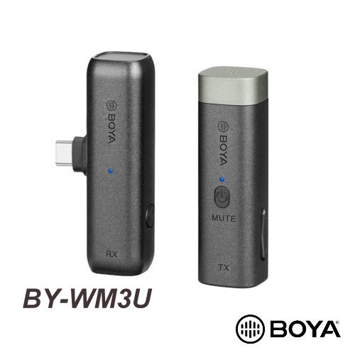 BOYA BY-WM3U 2.4GHz 無線麥克風 Type-C 愷威電子 高雄耳機專賣(公司貨)