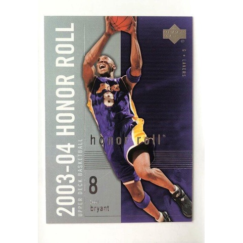 NBA 球員卡 2004 Upper Deck Honor Roll KOBE BRYANT 湖人 小飛俠 科比
