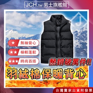 隔日到貨品質保證 男生背心 秋冬背心 無袖背心 羽絨棉背心 大尺碼背心 運動背心 鋪棉背心 保暖背心 馬甲背心 C76