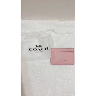 COACH卡片夾粉色